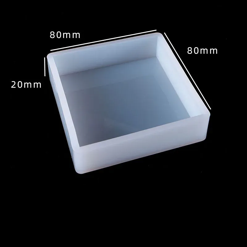 Moule silicone cubique rectangulaire résine époxy pour bijoux