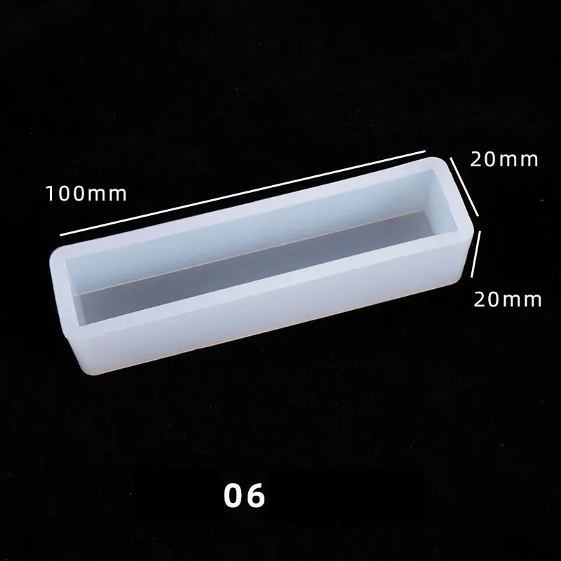 Moule silicone cubique rectangulaire résine époxy pour bijoux