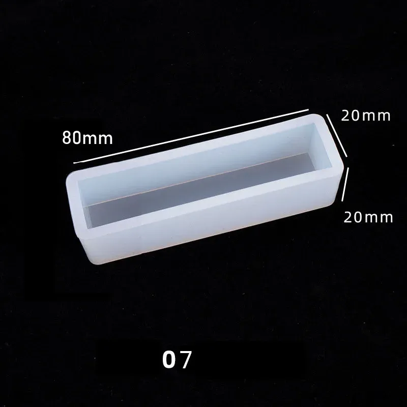 Moule silicone cubique rectangulaire résine époxy pour bijoux