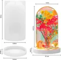 Moule silicone cylindre et sphère pour veilleuse résine – 2