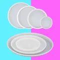 Moule silicone dessous de verre rond et ovale – 1