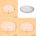Moule silicone dessous de verre rond et ovale – 4