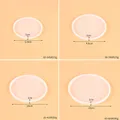 Moule silicone dessous de verre rond et ovale – Couleur 4pcs Round