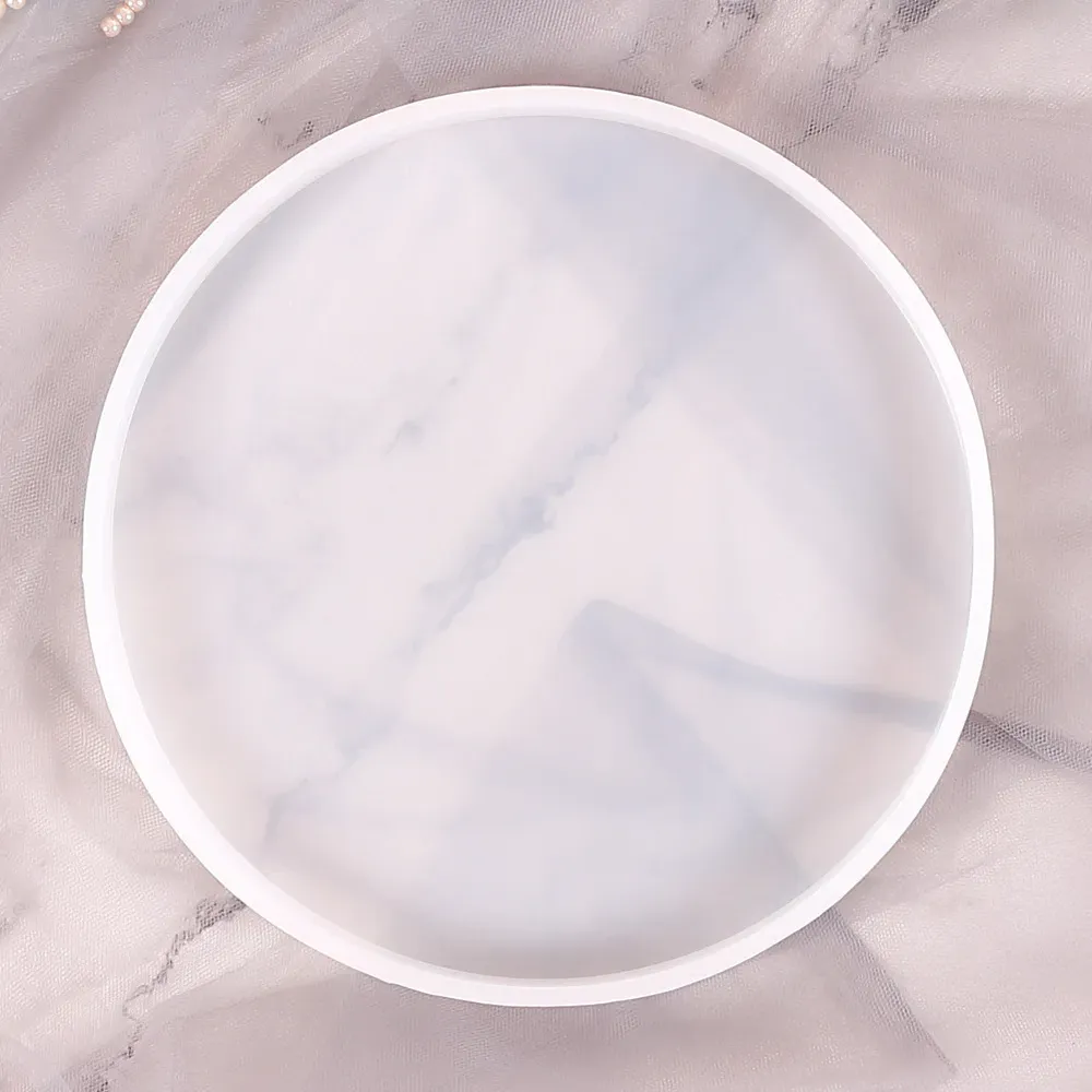 Moule silicone dessous de verre rond et ovale