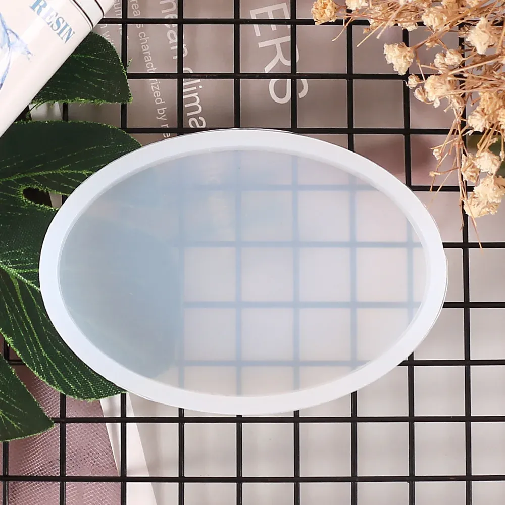 Moule silicone dessous de verre rond et ovale