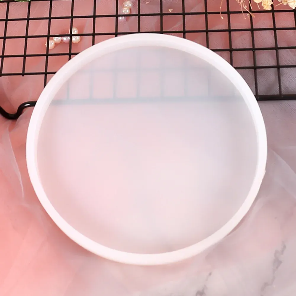 Moule silicone dessous de verre rond et ovale