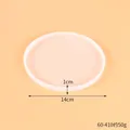 Moule silicone dessous de verre rond et ovale – Couleur Round L