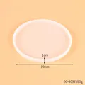 Moule silicone dessous de verre rond et ovale – Couleur Round XL