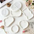 Moule silicone dessous de verre torsadé pour résine et plâtre – 4