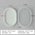 Moule silicone dessous de verre torsadé pour résine et plâtre – Couleur kaki foncé (J-365)