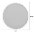 Moule silicone dessous verre rond carré rectangle décoration – Couleur Clair (14)