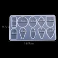 Moule silicone diamant géométrique pour bijoux décoratifs – 6