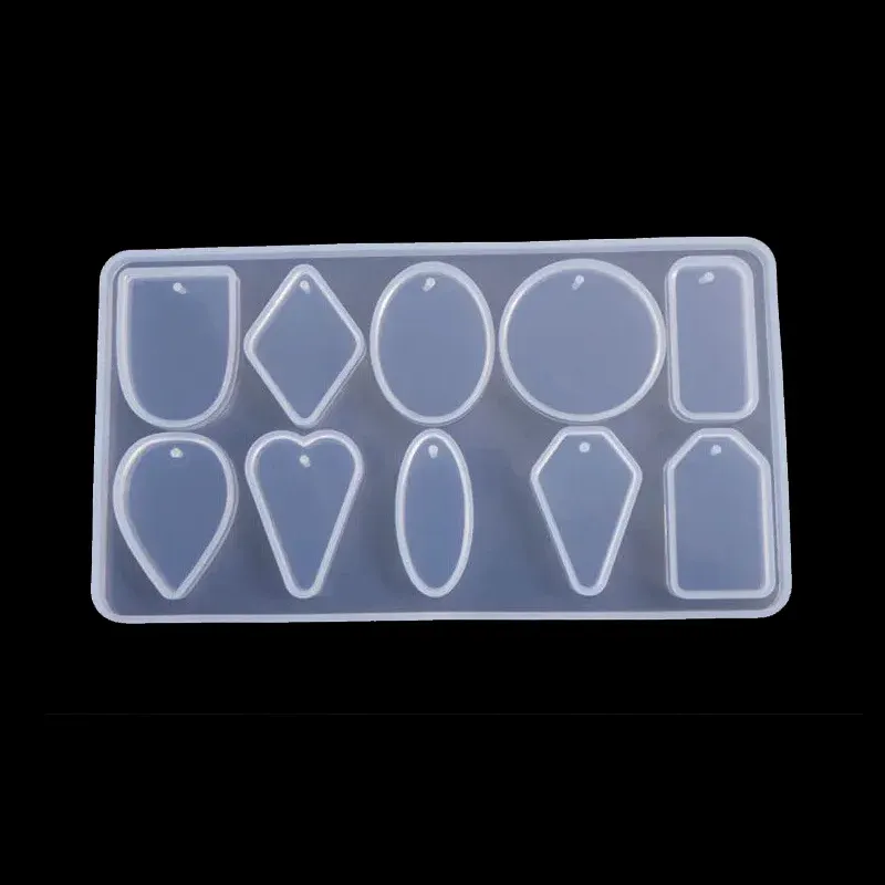 Moule silicone diamant géométrique pour bijoux décoratifs