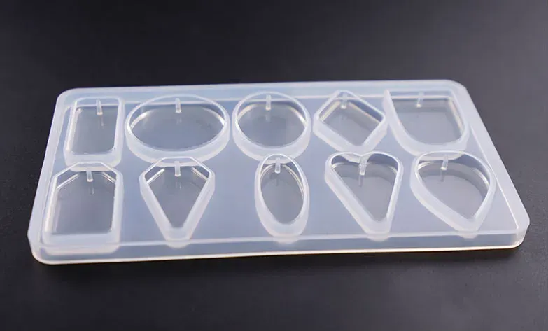 Moule silicone diamant géométrique pour bijoux décoratifs