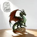 Moule silicone dragon fantastique pendentif résine argile – 5