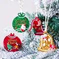 Moule silicone étiquette cloche noël pour porte-clés – 2