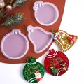 Moule silicone étiquette cloche noël pour porte-clés – 4