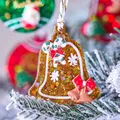 Moule silicone étiquette cloche noël pour porte-clés – 6