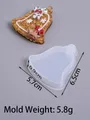 Moule silicone étiquette cloche noël pour porte-clés – Couleur Bell