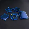 Moule silicone étiquette ronde étoile carré pendentif – 3