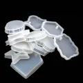 Moule silicone étiquette ronde étoile carré pendentif – 4