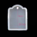Moule silicone étiquette ronde étoile carré pendentif – 5