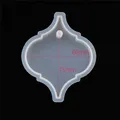 Moule silicone étiquette ronde étoile carré pendentif – Couleur N.2
