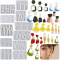 Moule silicone étoile lune carré goutte pendentif bijoux – 5
