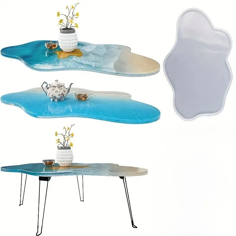 Moule silicone extra-large forme rivière