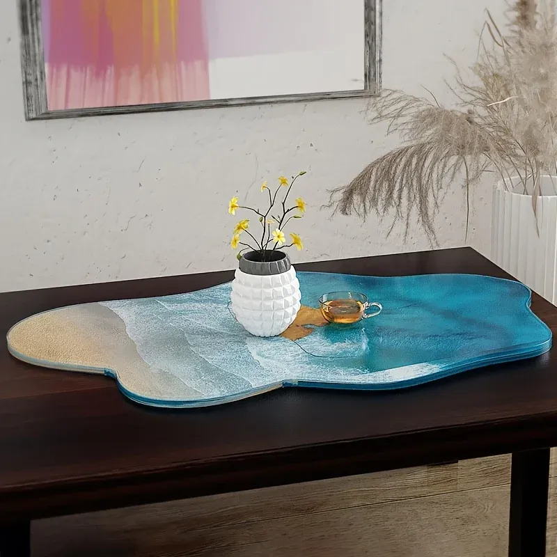 Moule silicone extra-large forme rivière
