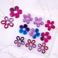 Moule silicone fleur creuse pour bijoux – 3