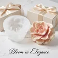 Moule silicone fleur épanouie pour bougie – 4
