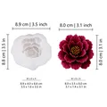 Moule silicone fleur épanouie pour bougie – Couleur AZY-GJ395