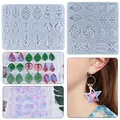 Moule silicone fleur feuilles pour bijoux et porte-clés – 1