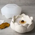Moule silicone fleur lotus pour bougie et décoration – 2