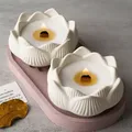 Moule silicone fleur lotus pour bougie et décoration – 4
