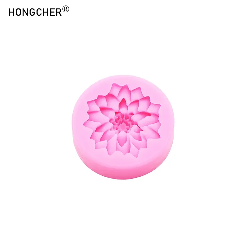 Moule silicone fleur œillet pour bijoux chocolat