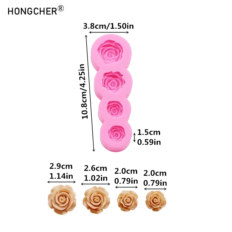 Moule silicone fleur œillet pour bijoux chocolat