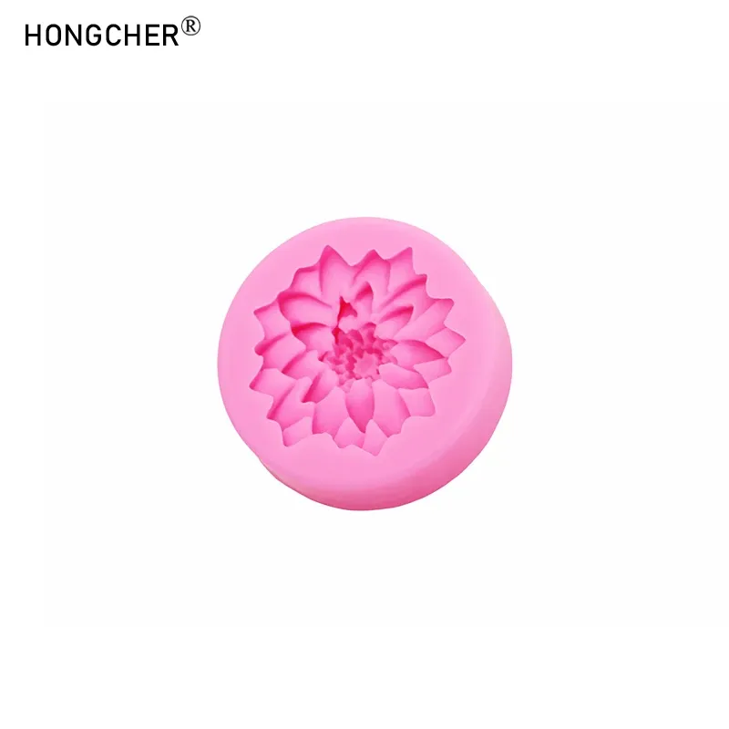 Moule silicone fleur œillet pour bijoux chocolat