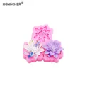 Moule silicone fleur œillet pour bijoux chocolat – Couleur Pink