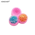 Moule silicone fleur œillet pour bijoux chocolat – Couleur Pink