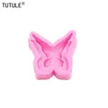 Moule silicone fleur papillon 3D pour bougie chocolat – 3