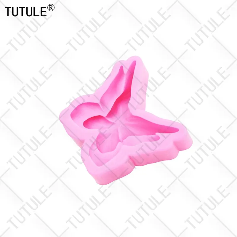 Moule silicone fleur papillon 3D pour bougie chocolat
