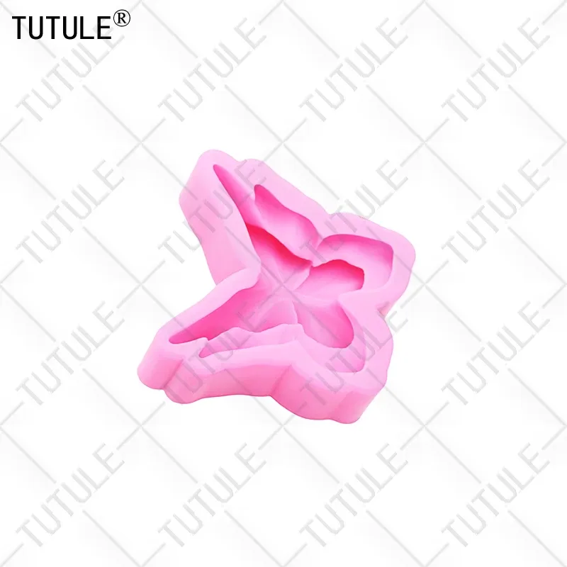 Moule silicone fleur papillon 3D pour bougie chocolat