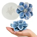 Moule silicone fleurs pour bougies, savons et résine – 5