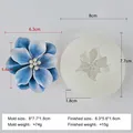 Moule silicone fleurs pour bougies, savons et résine – Couleur F569