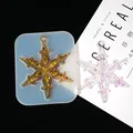 Moule silicone flocon neige creux pendentif bijoux résine – 4
