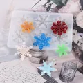 Moule silicone flocon neige creux pendentif bijoux résine – 5