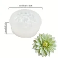 Moule silicone floral 3D pour bougie et savon – Couleur Xlh