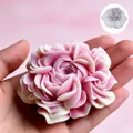 Moule silicone floral pour bougie et savon – 4